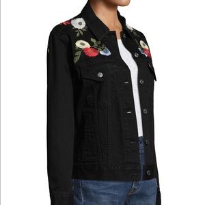 Levi’s Black Embroidered Denim Jacket